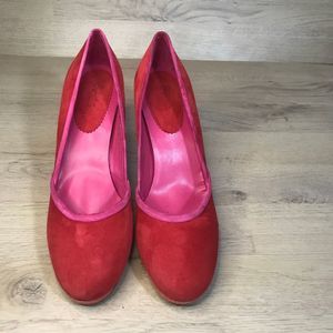 Boden suede color block heel 41